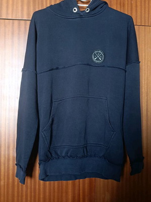 Unisex hoodie sweatshirt blue like new, size S