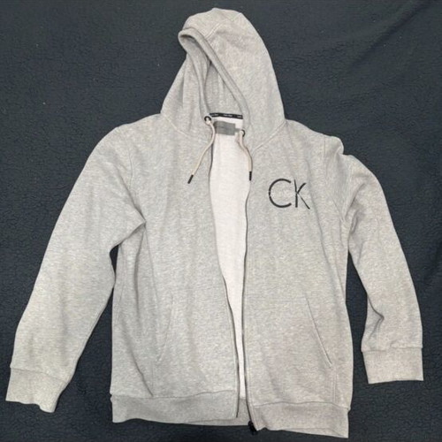 Calvin Klein Jacket like new, size XXL fits like XL, grey and white