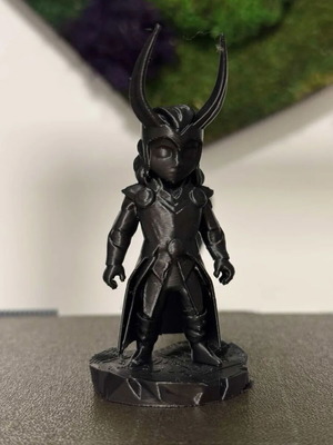 Mini Loki figurine made to order, 3D printed, 10 cm tall