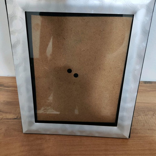 Silver photo frame used 25x30 cm