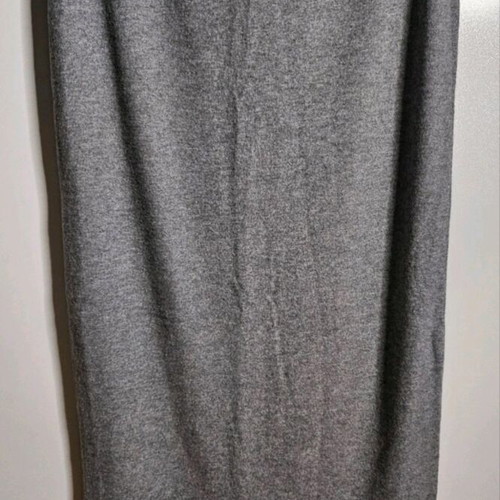 Long cozy knitted skirt Pull & Bear new, gray, size M