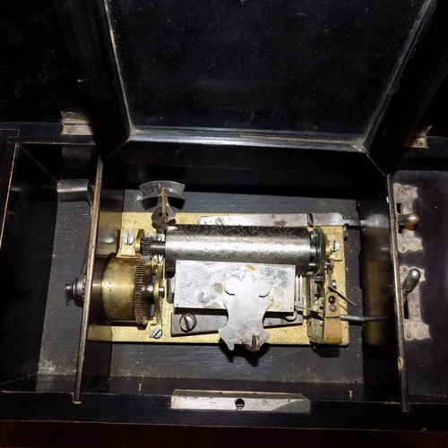 19th century music box used, heirloom from Constantinople
