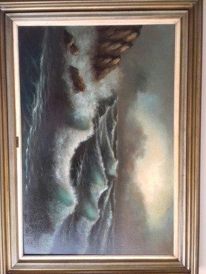 Oil painting used, 1.40×1.00 m by Georgios T.