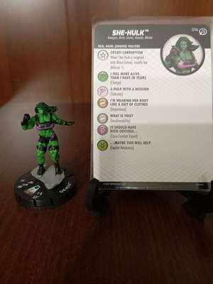 Heroclix miniature She Hulk like new
