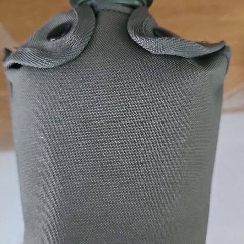 Military Canteen with Holder and Clips for Belt AT new