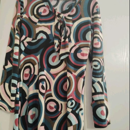 Midi dress used, multicolored, size XL