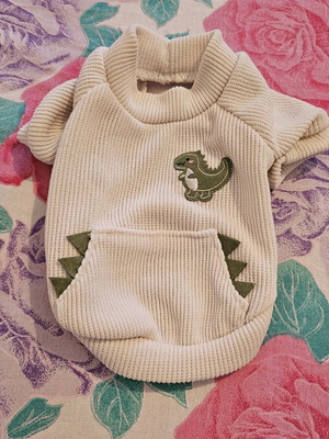 PetCircle "Dino" dog sweater size XS like new