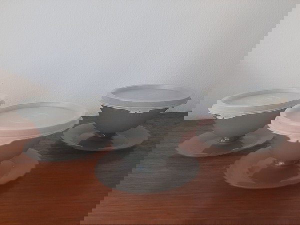 Tupperware 3x μπολάκια vintage Ελληνικής κατασκευής