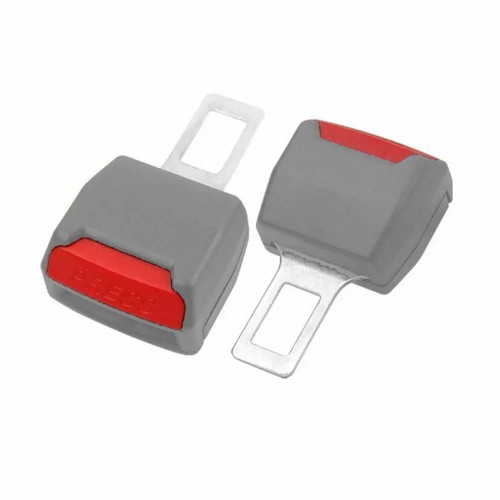 Seat belt alarm deactivation clip set of 2 gray new