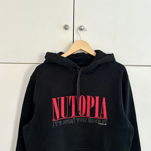 AllSaints Ninety Nutopia hoodie used, size S, black multicolor