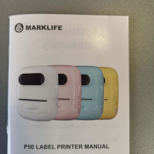 Mini Label Printer Marklife P50 new Bluetooth thermal label printer