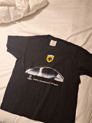 AEK Champions League T shirt like new, collectible kids XL size