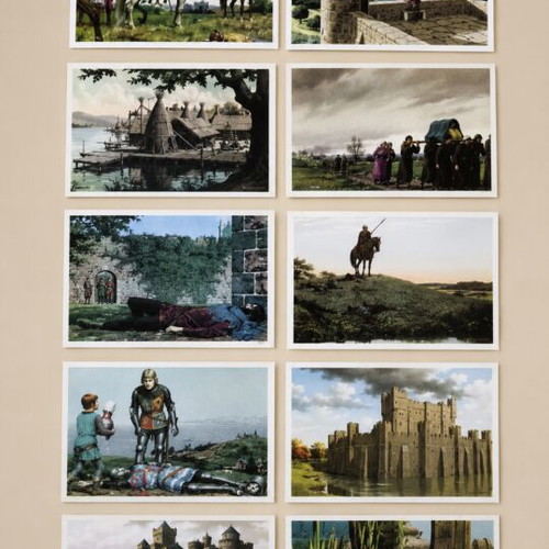 Historia medieval collectible cards set of 10, like new