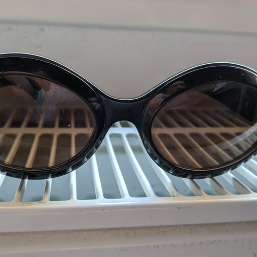 Escada Vintage Women's Sunglasses Black with Gold Details like new
