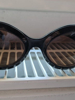 Escada Vintage Women's Sunglasses Black with Gold Details like new