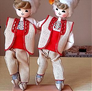 Εντυπωσιακες διακοσμιτικες κούκλες από Ρουμανια vintage
