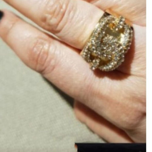 Ring Crystal chain, new