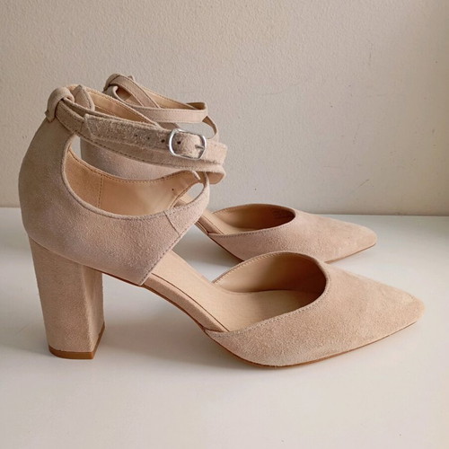 Anna Field leather sandals like new, beige, size 40/41