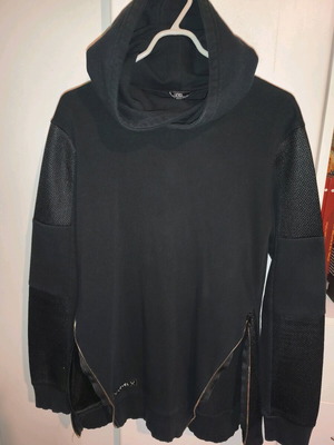 Hooded sweatshirt used, black, size S