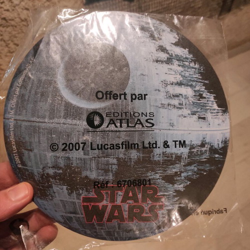 Star Wars Death Star 2007 Lucasfilm mouse pad new, 22cm packaging