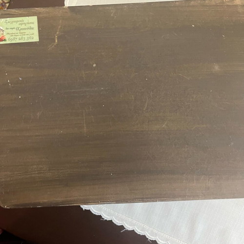 Handmade wooden storage box like new, vintage shabby chic