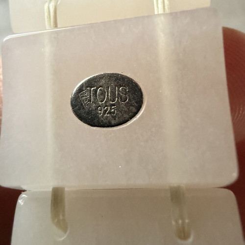Tous bracelet with 925 silver elements and synthetic resin, like new