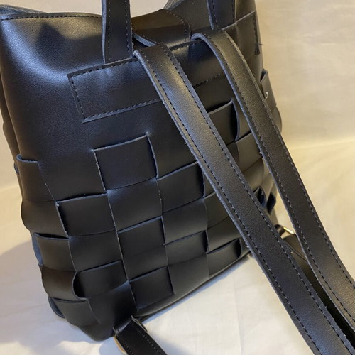 Elena Athanasiou backpack bag, black and grey