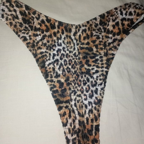 Shein women's leopard print bikini bottom new, size XL
