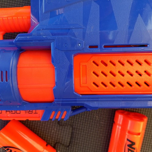 Nerf N-Strike Elite Trilogy DS-15 Blaster used, shotgun with 4 shells