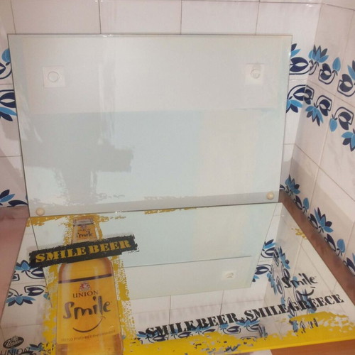 Smile Beer promotional mirror, Union Smile, 37x45 cm
