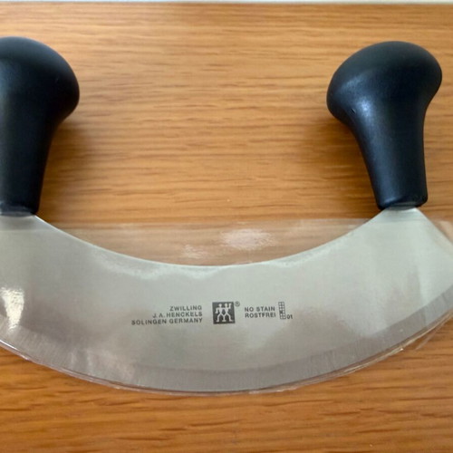 Zwilling J.A. Henckels Mezzaluna knife stainless steel, new