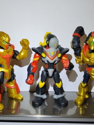 Gormiti Ultra Lords action figures used, set of 3, 8 cm
