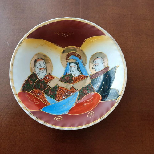 Decorative plate Granny's Japan diameter 13cm like new