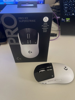 Logitech Pro X2 Superstrike wireless gaming mouse 44000 DPI