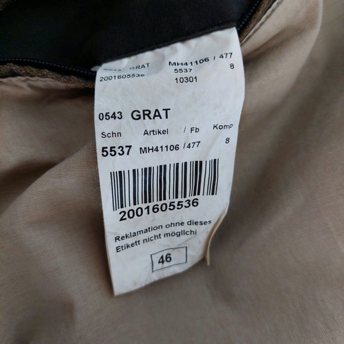 Milestone men's lightweight jacket like new, brown medium