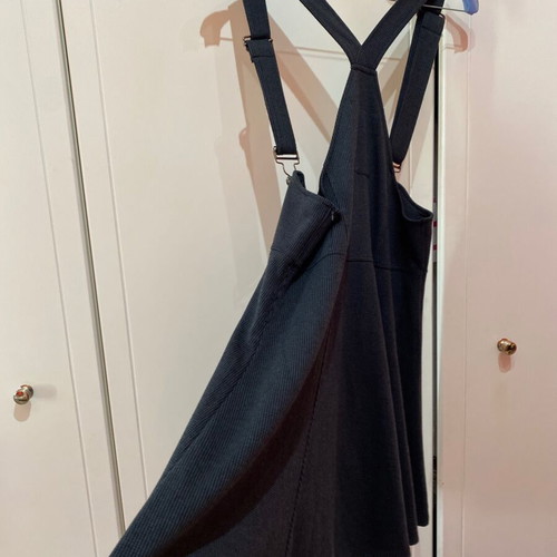 Attrattivo salopette skirt like new, dark blue, size S