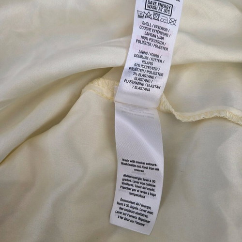 Dorothy Perkins yellow maxi dress used, size L