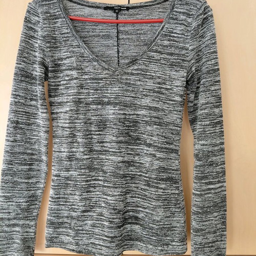 Tally Weijl blouse XS like new, black and grey