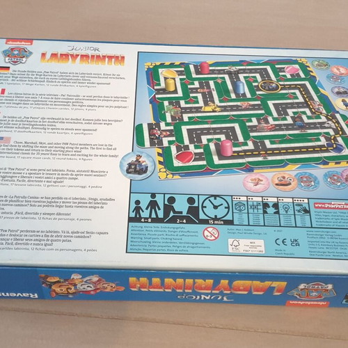 Labyrinth Junior Paw Patrol board game like new