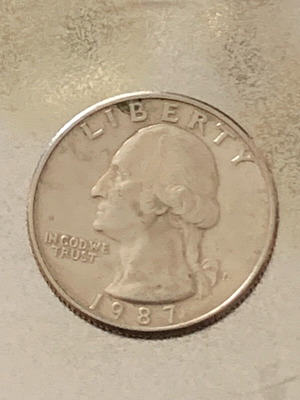 Νόμισμα quarter dollar 1987 σαν καινούργιο