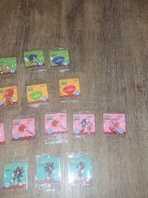 Koukouroukou Sonic stickers set, 14 pieces, new