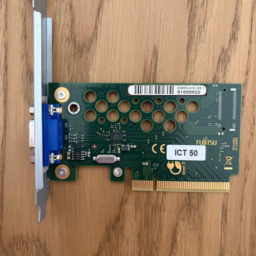 Fujitsu VGA card PCI-E D3653-A10 PCI-Express x8