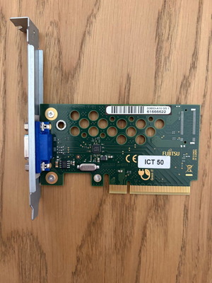 Fujitsu VGA card PCI-E D3653-A10 PCI-Express x8
