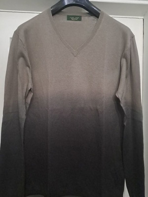Zara thin sweater used, beige and brown, sizes L XL