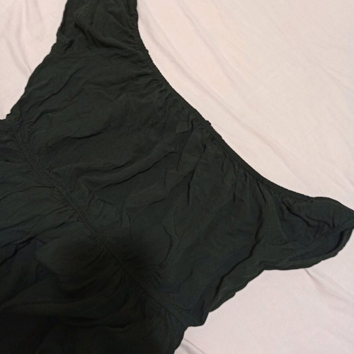 One-piece shorts with tail like new, black, size XL