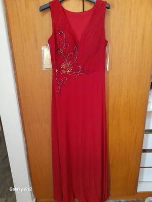 Evening dress new, red, size L