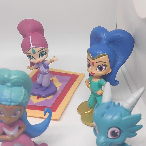 Shimmer and Shine figures set, like new, 12 characters