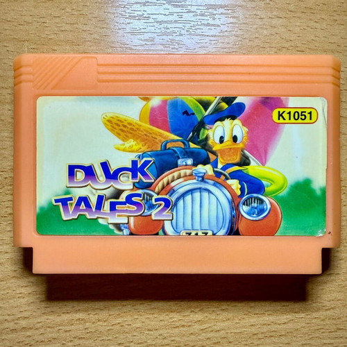 Duck Tales 2 used Famicom TV game with Darkwing Duck 2