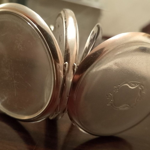 Zenith Lepine Pocket Watch 1919, like new, silver case
