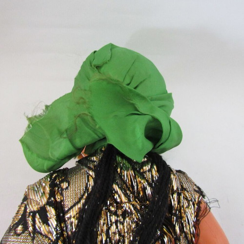 Vintage souvenir doll with traditional oriental costume used